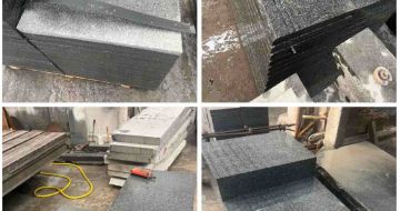 黄冈 芝麻黑地铺石材