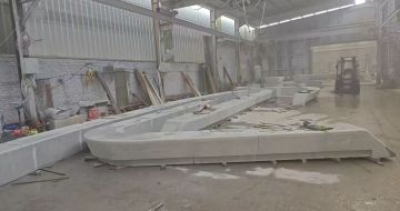 黄冈 花岗岩整石坐凳拼装