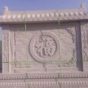 黄冈 芝麻白花岗岩屏风，照壁，影壁