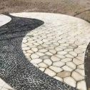 黄冈 黄金麻冰裂缝室外铺装效果完美展示