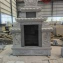 黄冈 芝麻灰高档墓碑、土墓，一套也支持定做