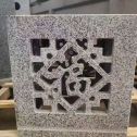 黄冈 芝麻白花岗岩镂空雕花灯笼