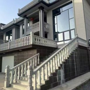黄冈 芝麻白别墅阳台栏杆，楼梯栏杆