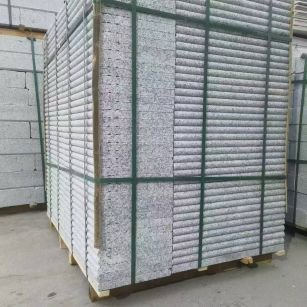 黄冈 芙蓉白3公分厚磨圆边、拉槽，楼梯踏步