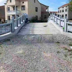 黄冈 芝麻灰花岗岩桥栏杆