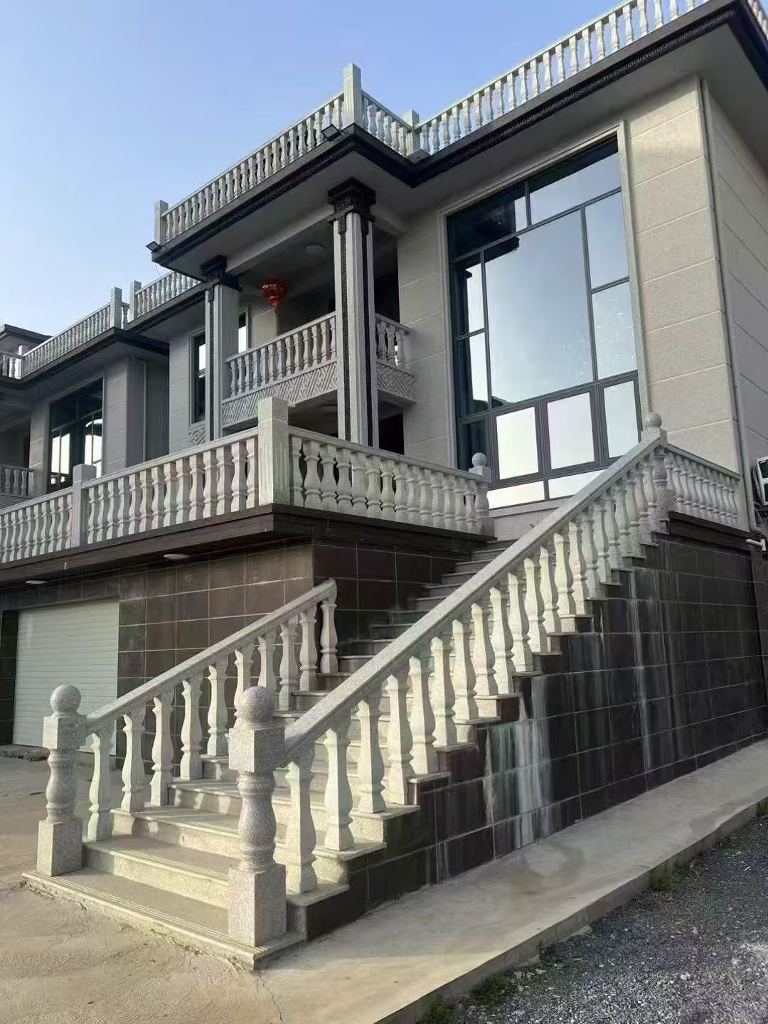 黄冈 芝麻白别墅阳台栏杆，楼梯栏杆