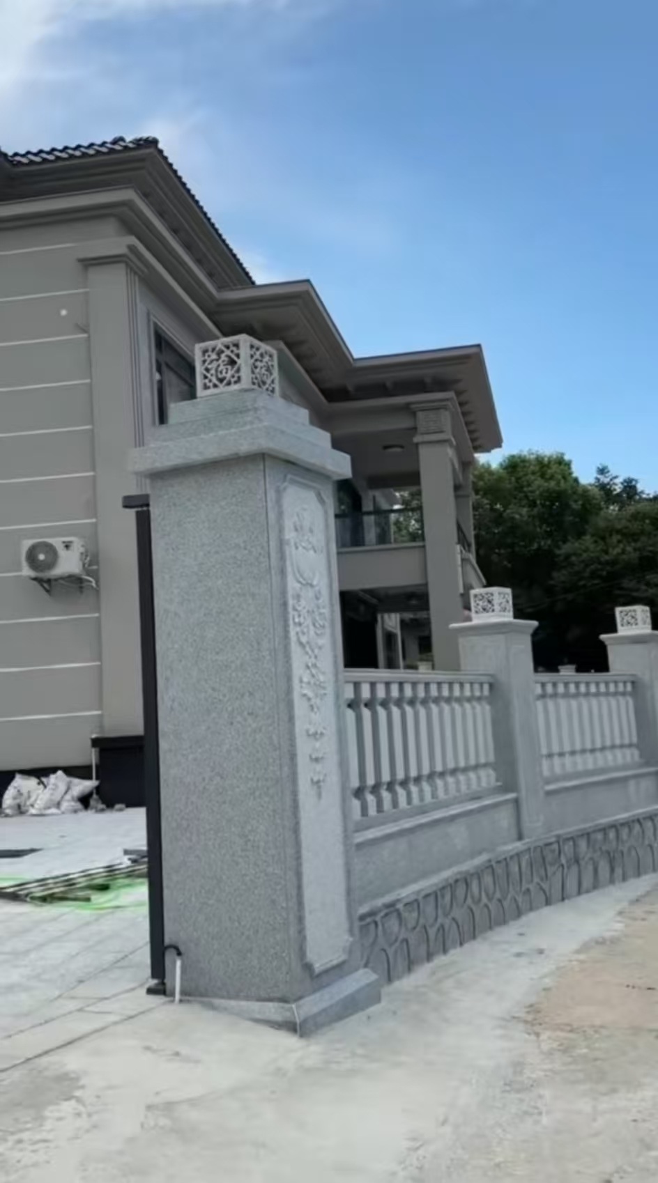 黄冈 芝麻白别墅围墙栏杆，私人订制