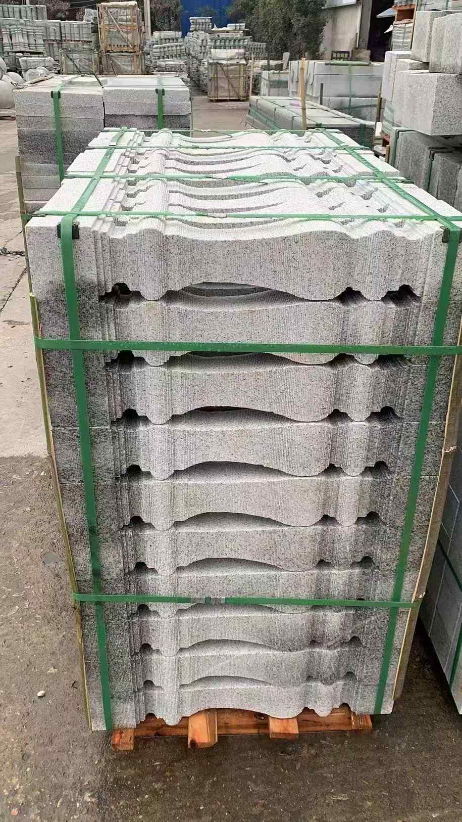 黄冈 芝麻白方形拉丝面，栏杆花瓶柱