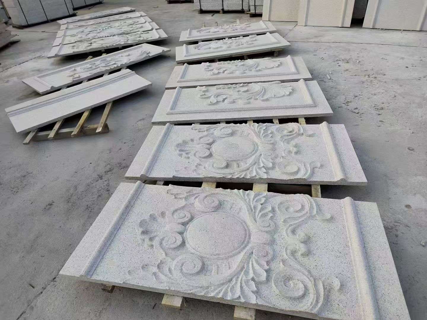 黄冈 芝麻白干挂雕花板