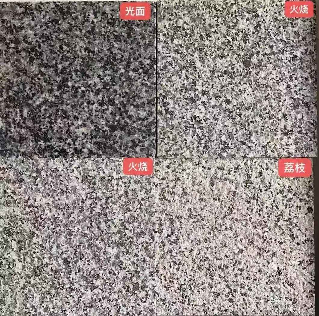 黄冈 芝麻黑光面，芝麻黑火烧面，芝麻黑荔枝面