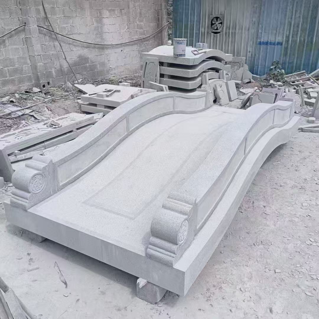 黄冈 芝麻灰花岗岩园林景观 小石桥