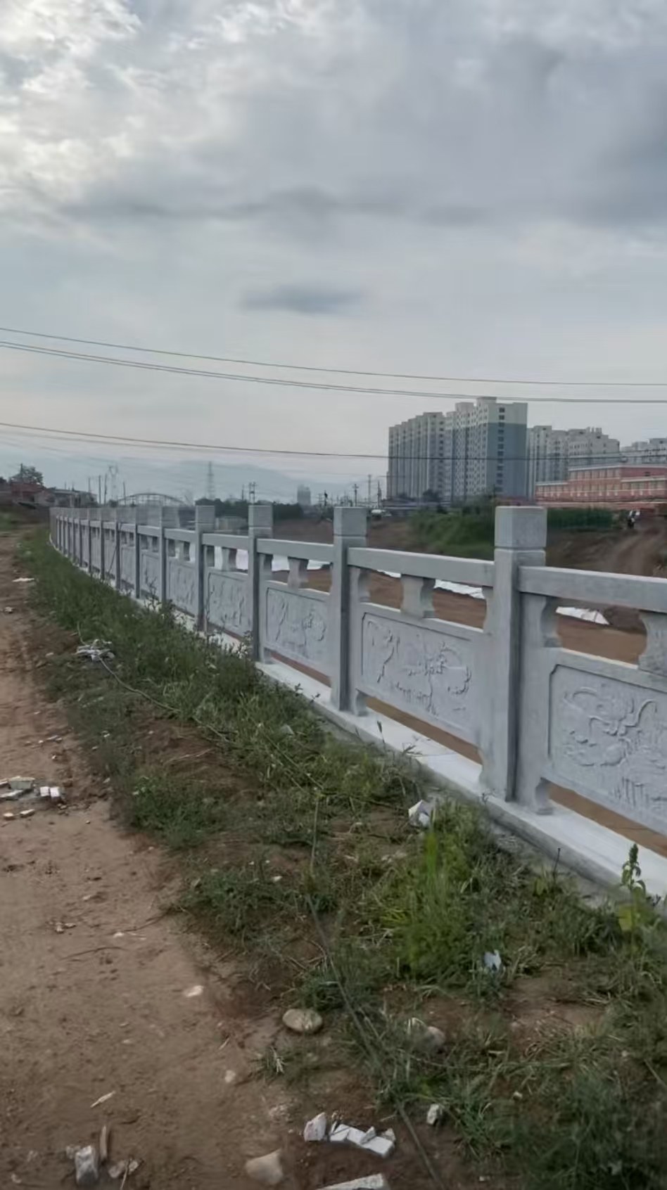 黄冈 石材河道栏杆