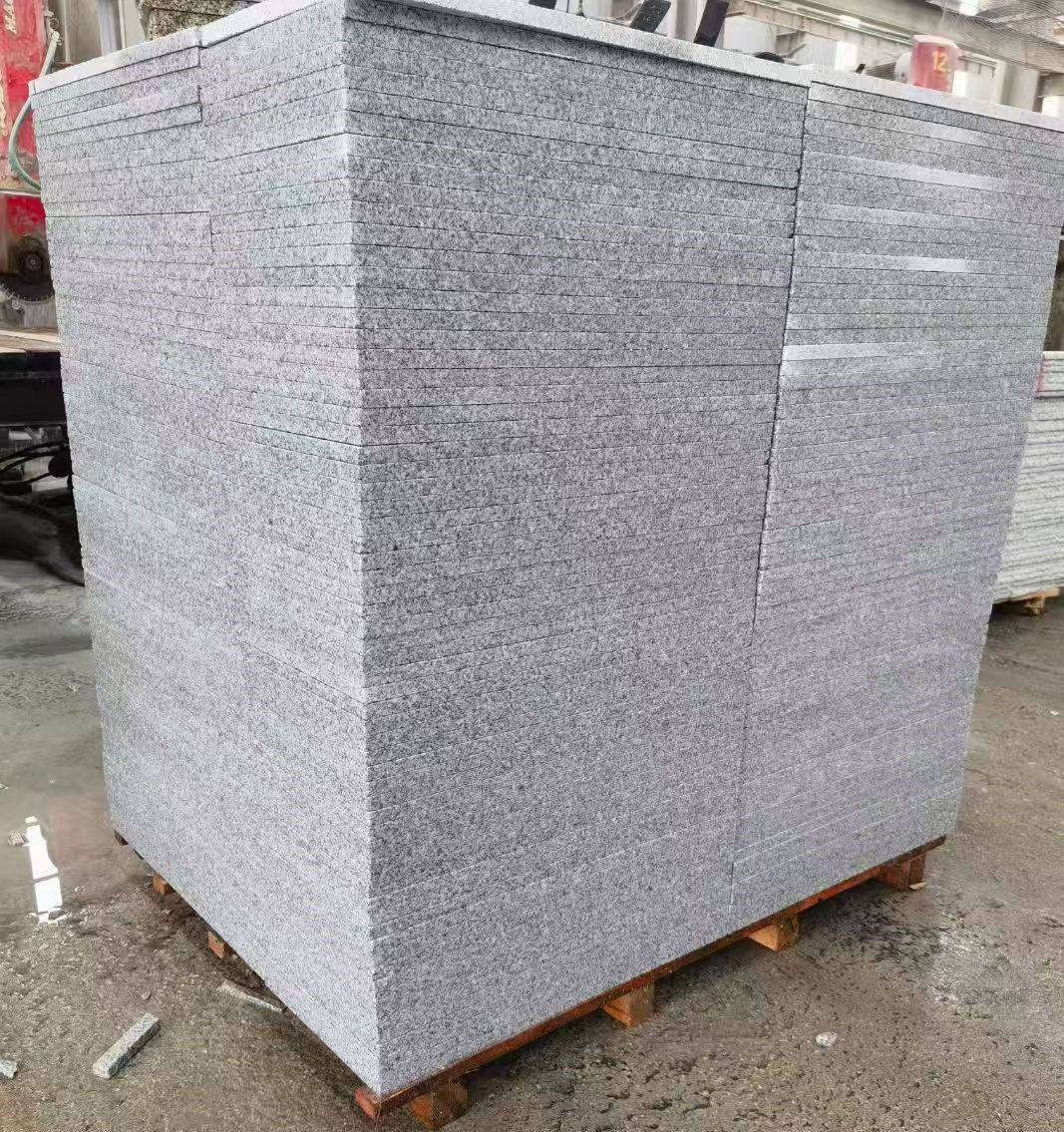 黄冈 火烧面地铺石，街道广场园林市政工程板，1.8~5.0厚均有现货