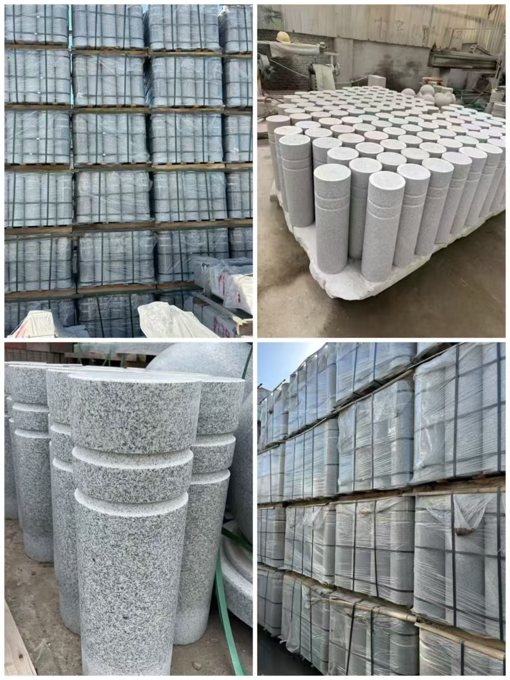 黄冈 芝麻白花岗岩挡车柱、隔离柱多少钱